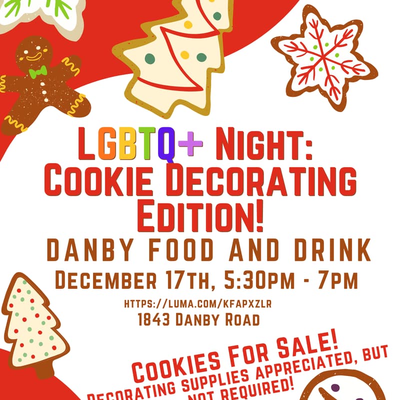 Cover Image for LGBTQ Night--Cookie Decorating Edition!