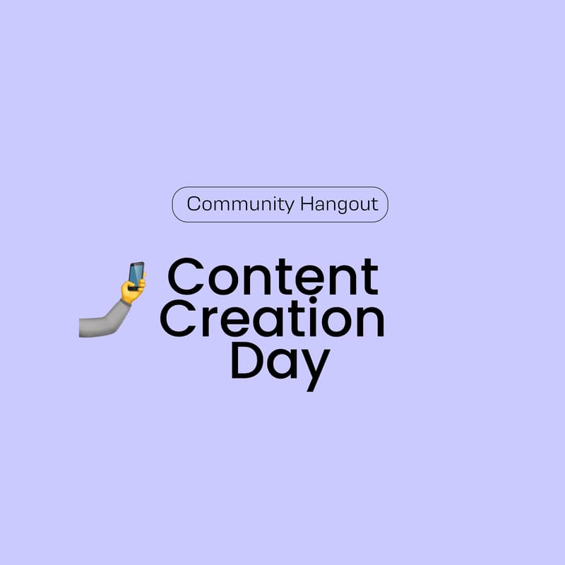 Cover Image for Content Creation Day