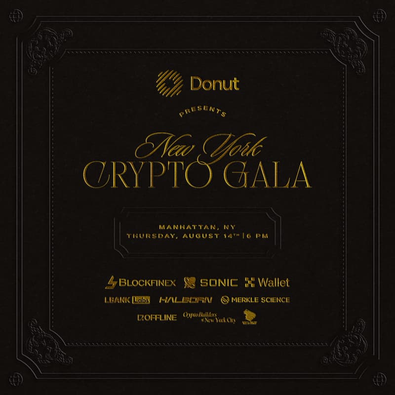 Cover Image for NYC Crypto Gala by Donut: INVITE ONLY