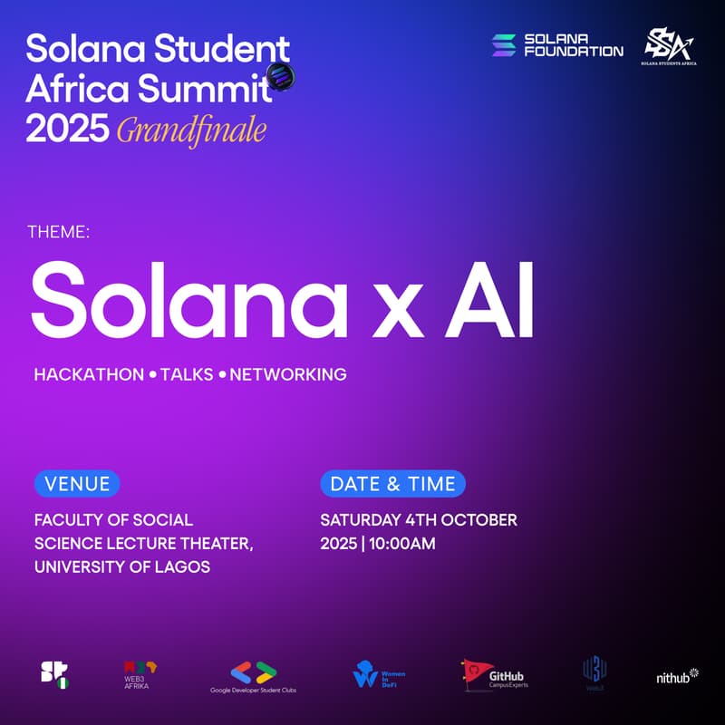 Cover Image for Solana Students Africa Summit 2025