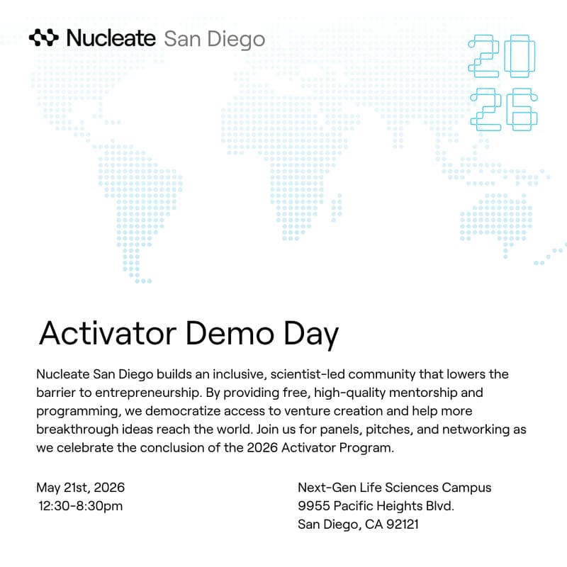 Cover Image for Nucleate San Diego Demo Day