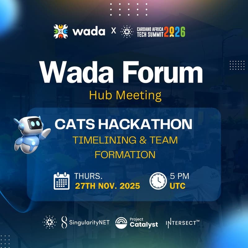 Cover Image for Wada Weekly Forum - Timelining & Team Formation