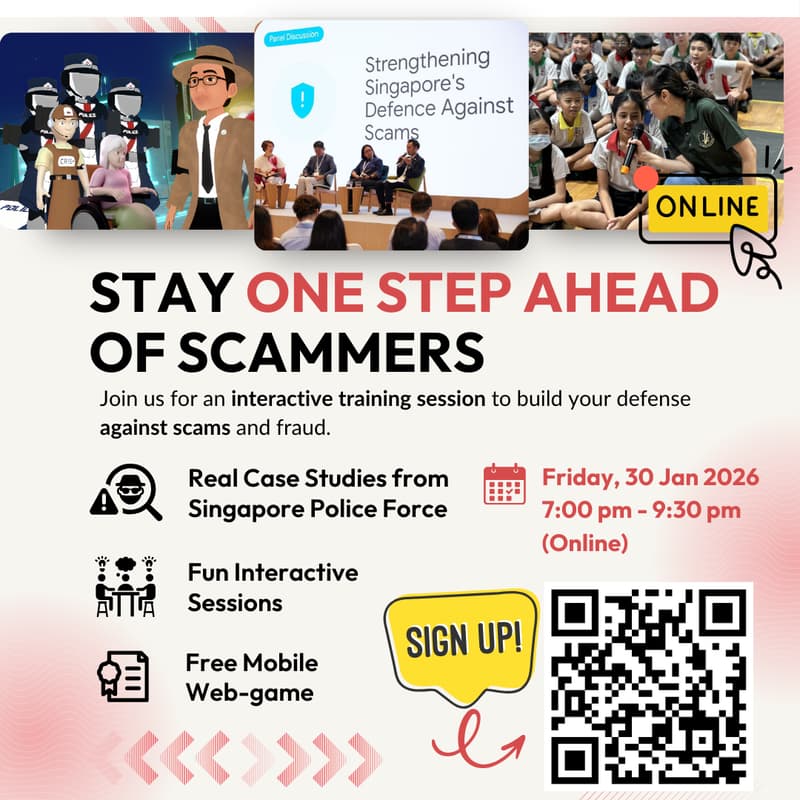 Cover Image for RWA x SG ScamWISE: Stay ahead of Scammers #3
