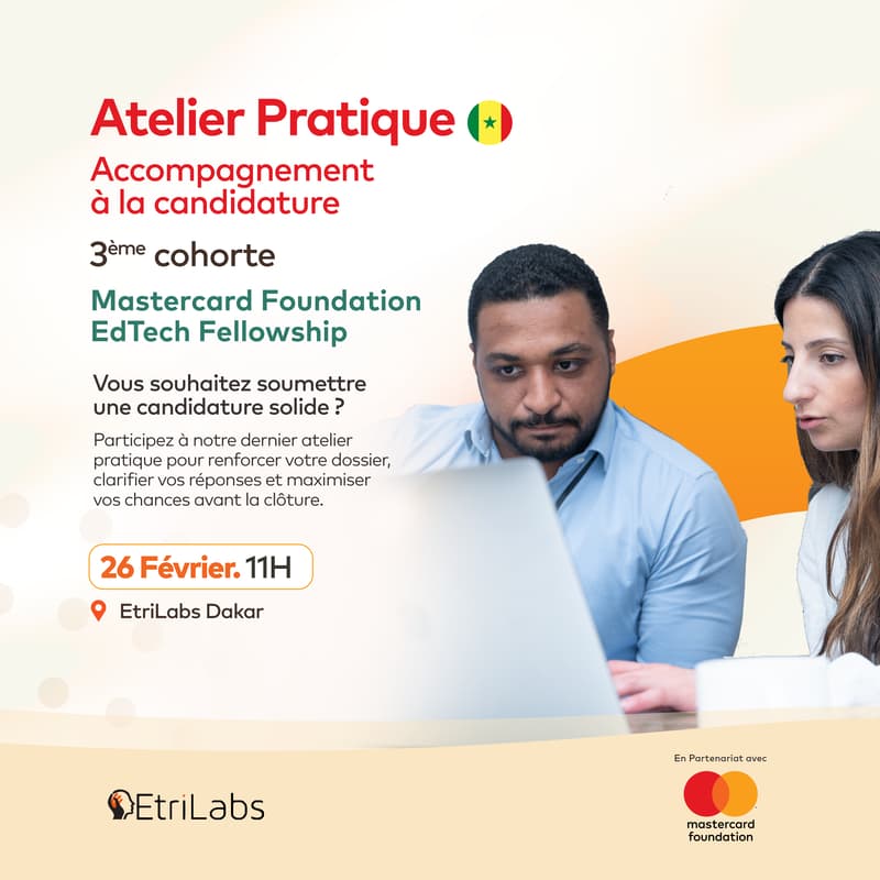 Cover Image for Atelier Pratique: Accompagnement à la candidature (Sénégal)