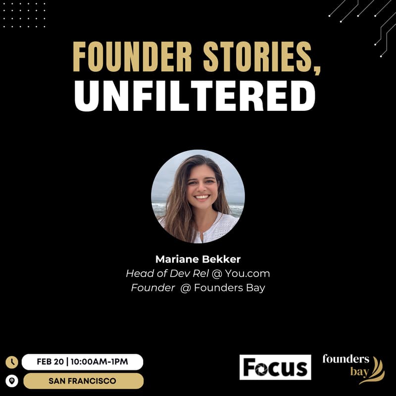 Cover Image for Founder Stories, Unfiltered @ Focus Innovation Studio