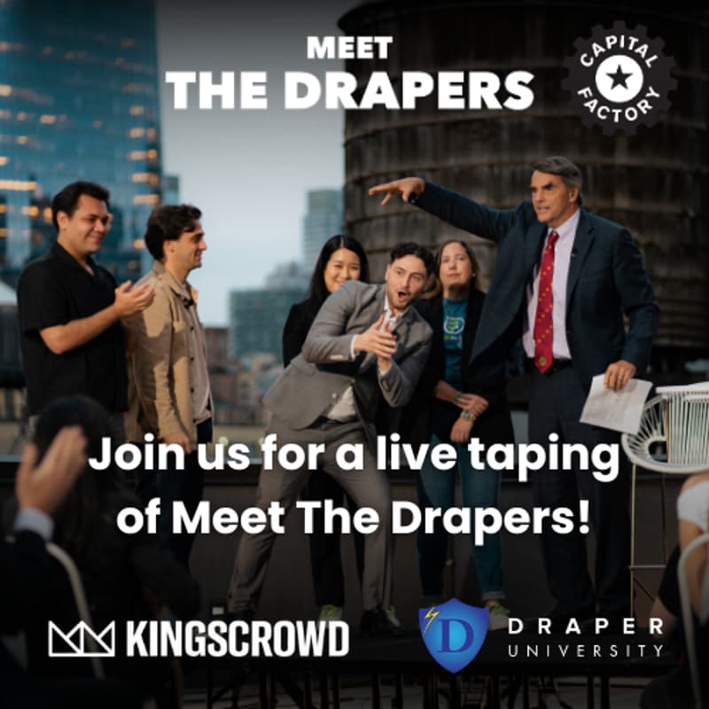 Cover Image for Meet The Drapers America Austin Live Taping + Networking Mixer