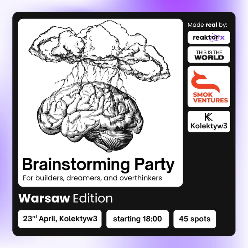Cover Image for Brainstorming Party - Warsaw