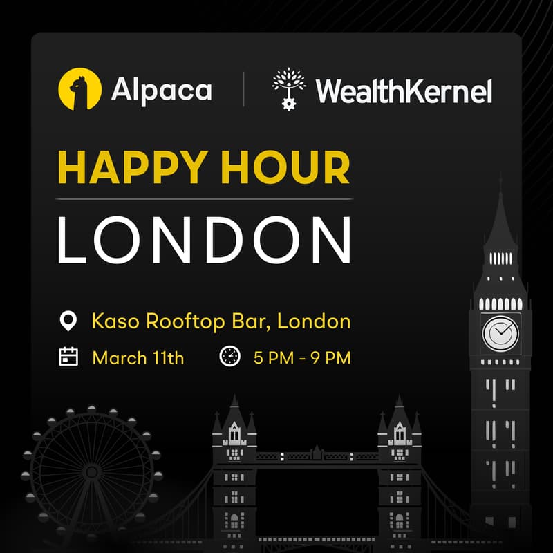 Cover Image for Alpaca & WealthKernel Happy Hour | London