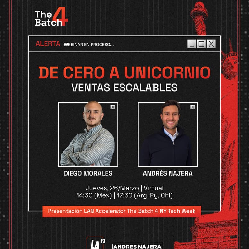 Cover Image for De 0 a Unicornio: Ventas Escalables