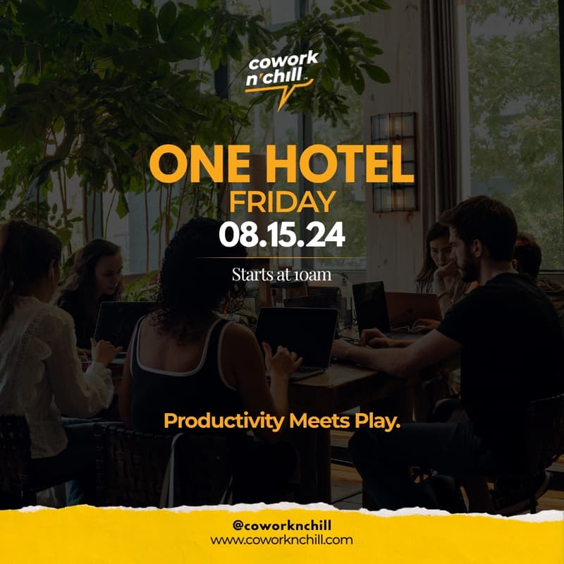 Cover Image for CoworkNChill x One Hotel