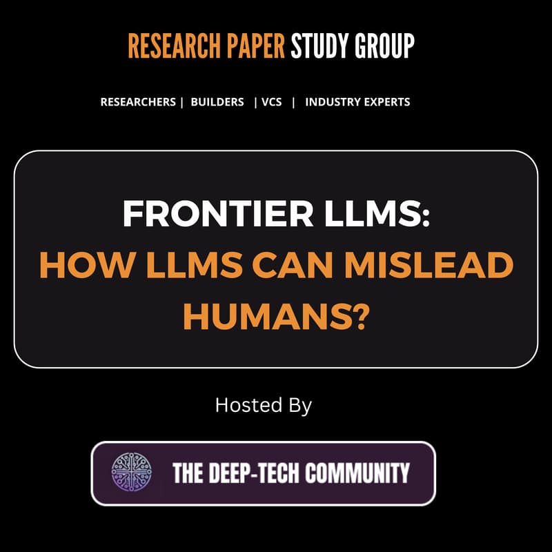 Cover Image for Latte & Learn: How Frontier LLMS Can Mislead Humans?