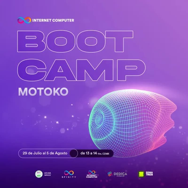 Foto de portada de Bootcamp Motoko  | Julio🚀