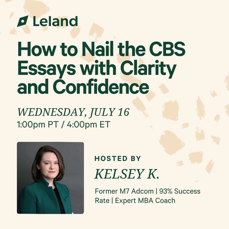 Cover Image for How to Nail the CBS Essays with Clarity and Confidence
