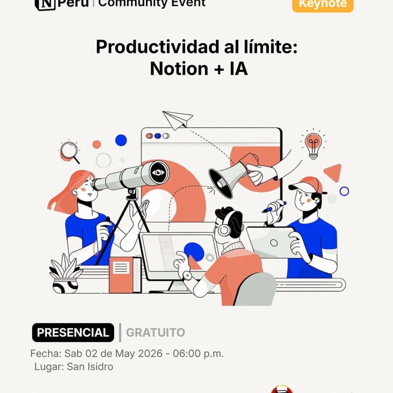 Cover Image for Productividad al límite: Notion + AI