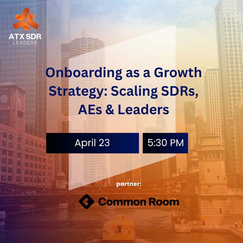 Cover Image for Onboarding as a Growth Strategy: Scaling SDRs, AEs & Leaders