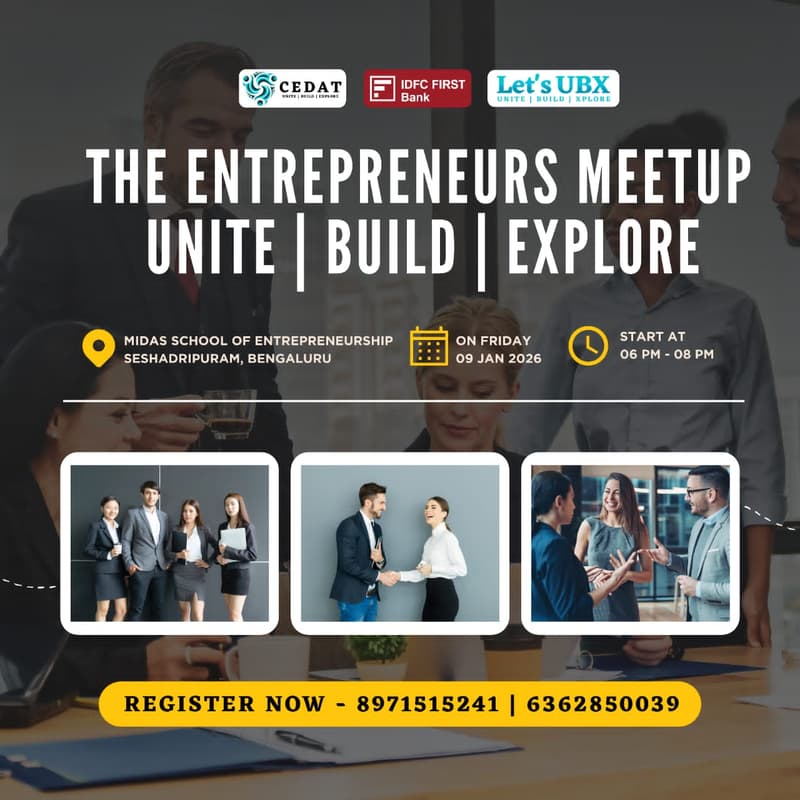 Cover Image for The Entrepreneurs Meetup - Unite | Build | Explore