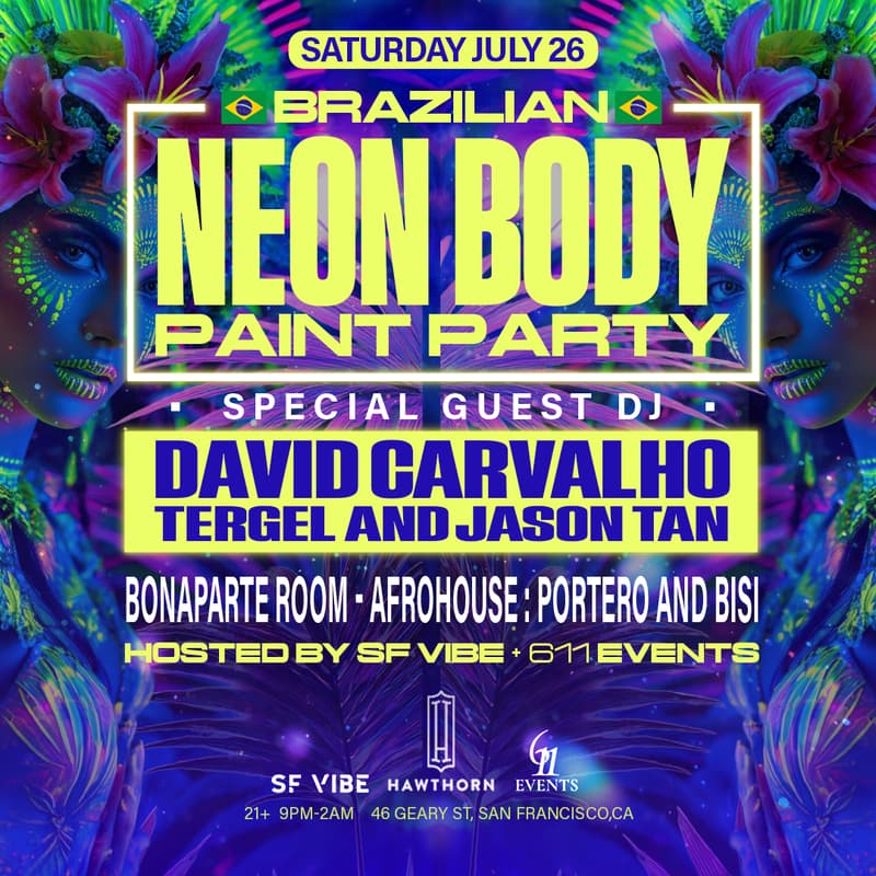 Cover Image for Brazilian Neon Party (Body Paint + Afro House)