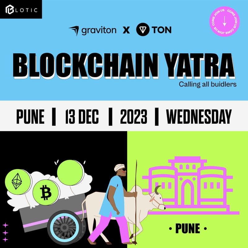 Cover Image for Graviton & Ton Present Blockchain Yatra - Pune Chapter