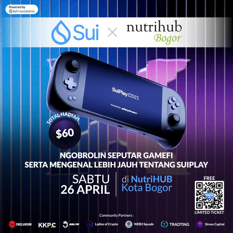 Cover Image for Sui Indonesia Meetup: SuiPlay0X1 Vibes