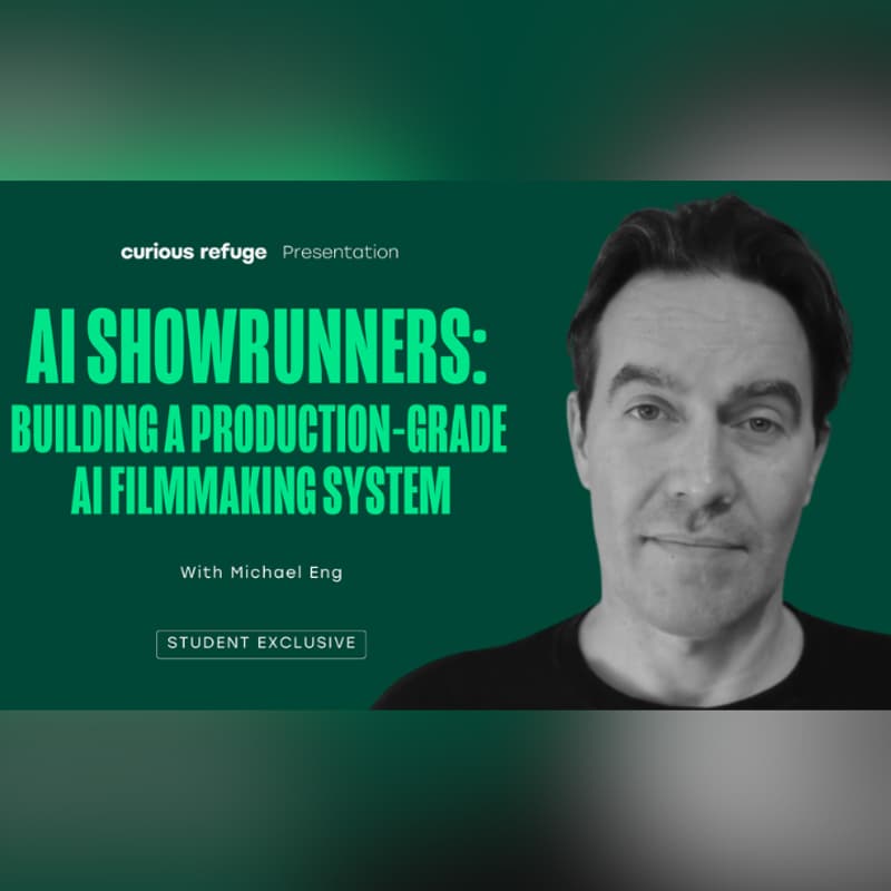 Cover Image for Curious Refuge Workshops: AI Showrunners: Building a Production-Grade AI Filmmaking System with Michael Eng