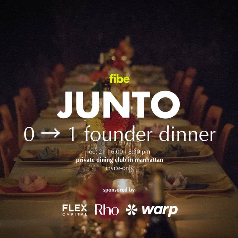 Cover Image for 0 → 1 Founder Dinner (Hosted by Andrew & Friends)