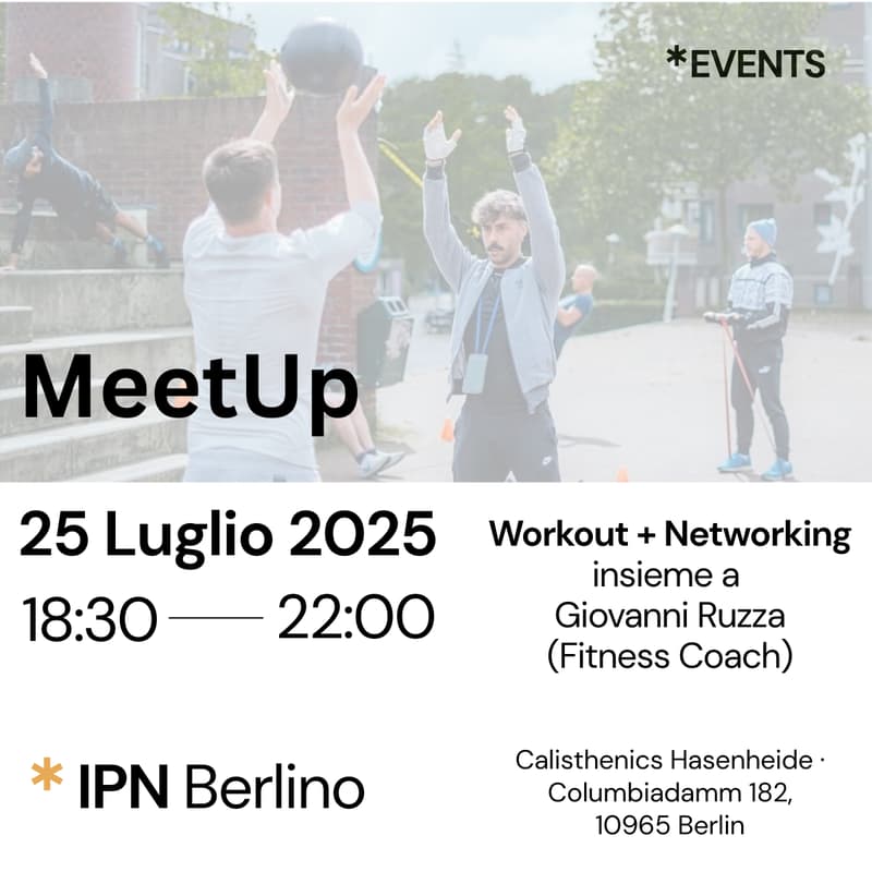 Cover Image for Sport MeetUP IPN - Berlino