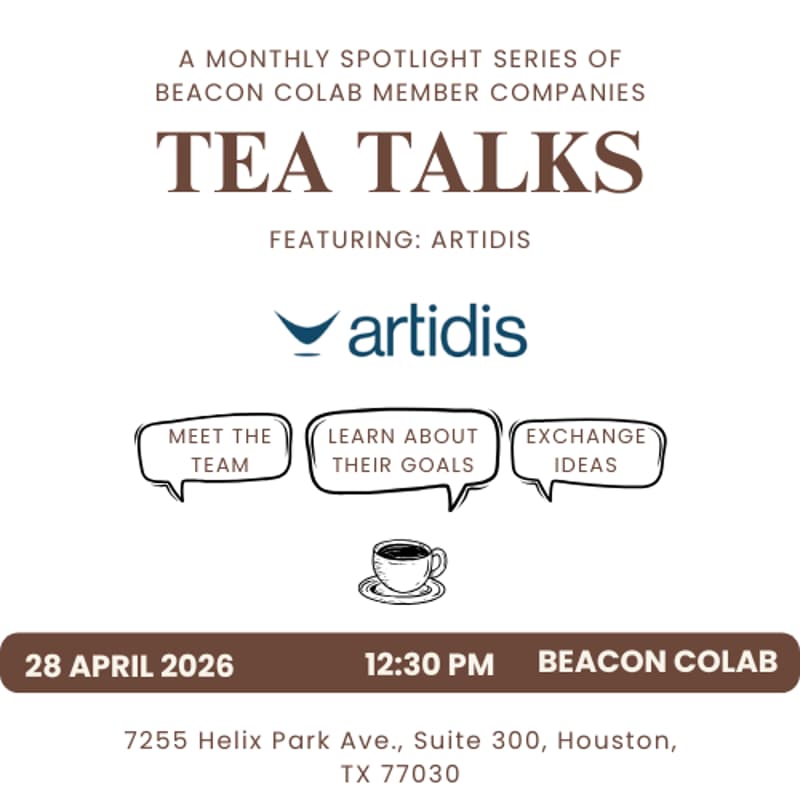 Cover Image for Tea Talks: Featuring Artidis