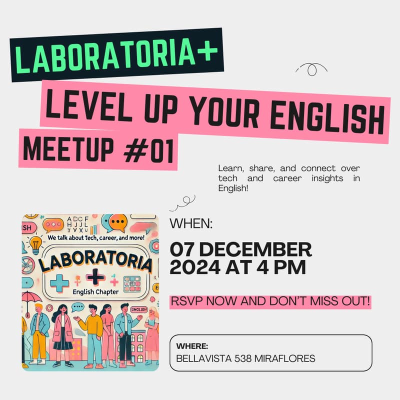 Cover Image for Meetup: English Chapter