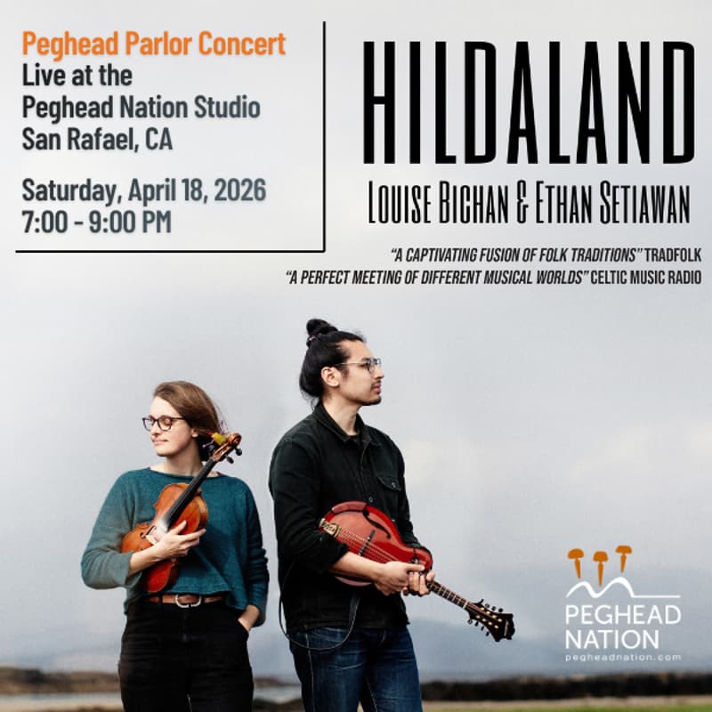 Cover Image for Hildaland in Concert | San Rafael, CA | Peghead Nation