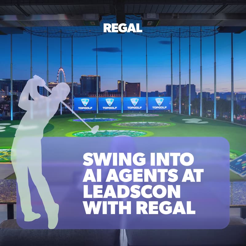 Cover Image for Swing into AI Agents at LeadsCon with Regal