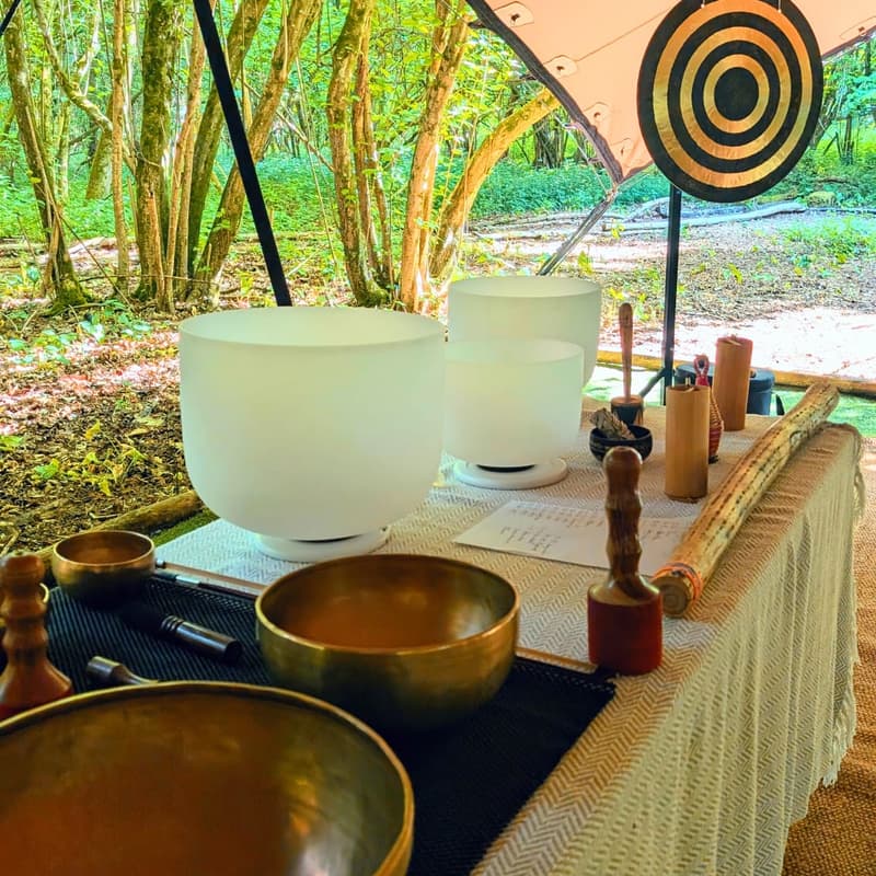 Cover Image for RETREAT - Sound Bath and Sauna - Stockbridge Woodland Sauna AM SESSION