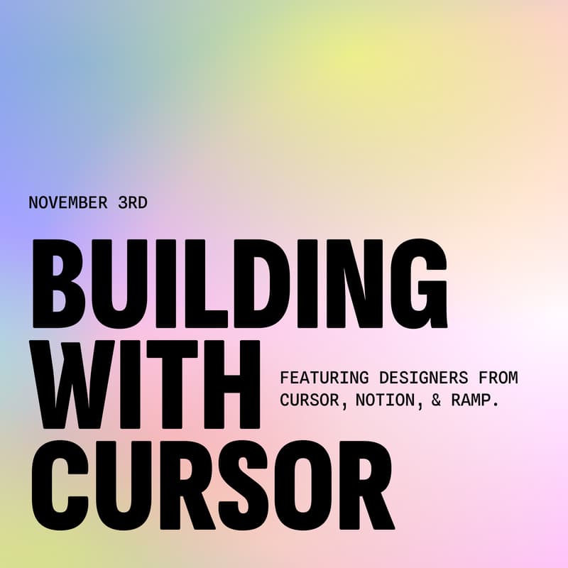 Cover Image for Building with Cursor: Designer edition