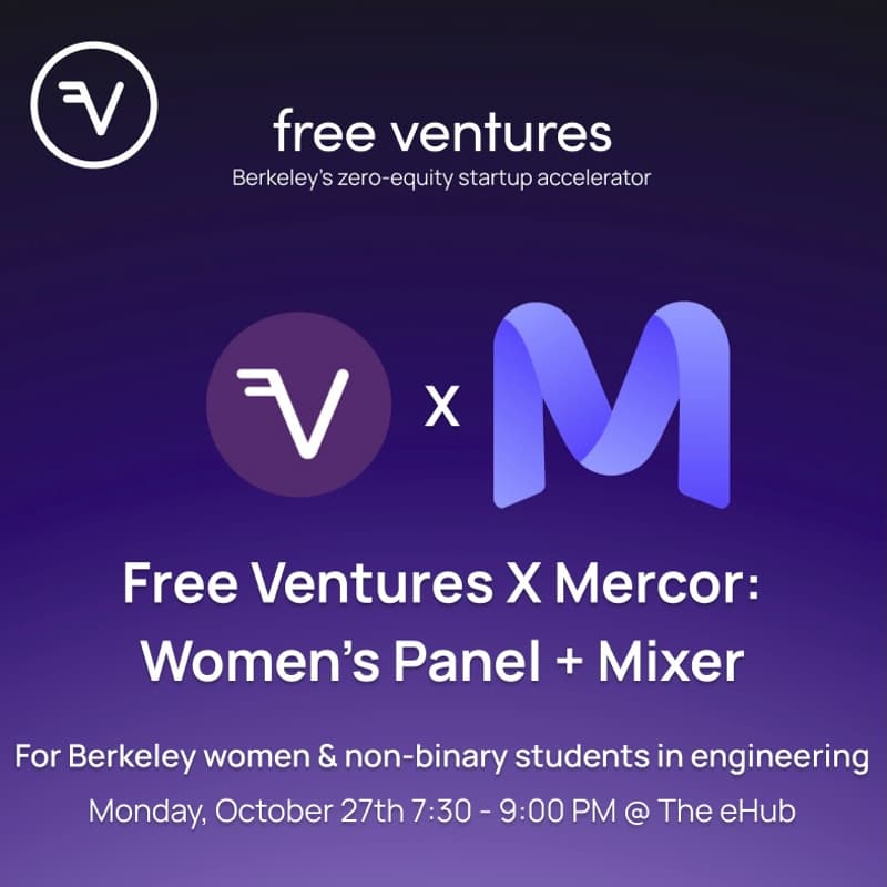 Cover Image for Free Ventures x Mercor: Women’s Panel + Mixer