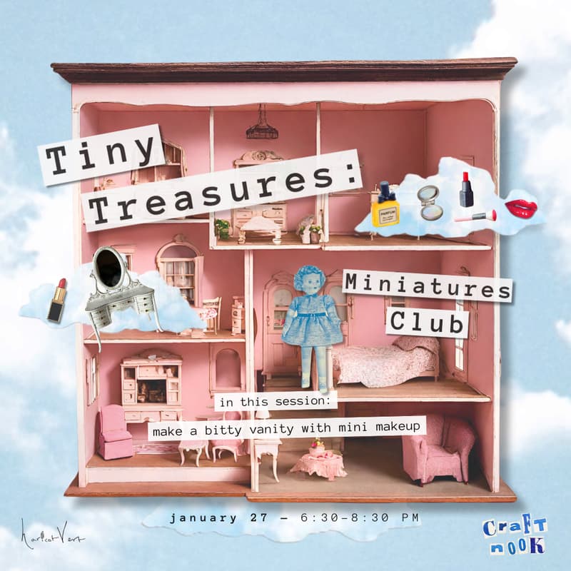 Cover Image for Miniatures Club: Make a Vanity & Mini Makeup