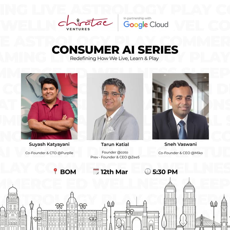 Cover Image for Chiratae × Google | Consumer AI Series : Mumbai Edition