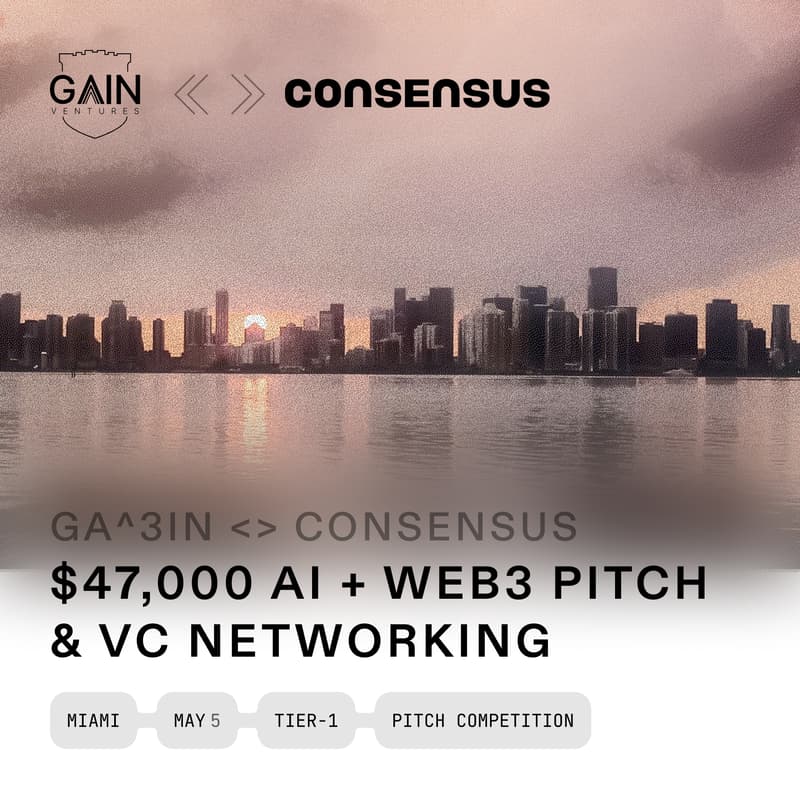 Cover Image for 🎙 #39 | $47,000* Pitch by Ga^3in VC x Boosty Labs at Consensus