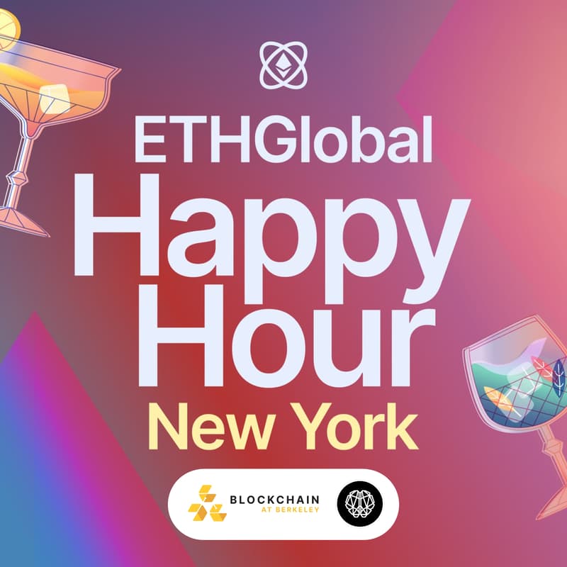 Cover Image for ETHGlobal Happy Hour New York with Blockchain at Berkeley and Big Brain Holdings
