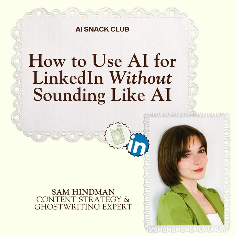 Cover Image for How to Use AI for LinkedIn Without Sounding Like AI