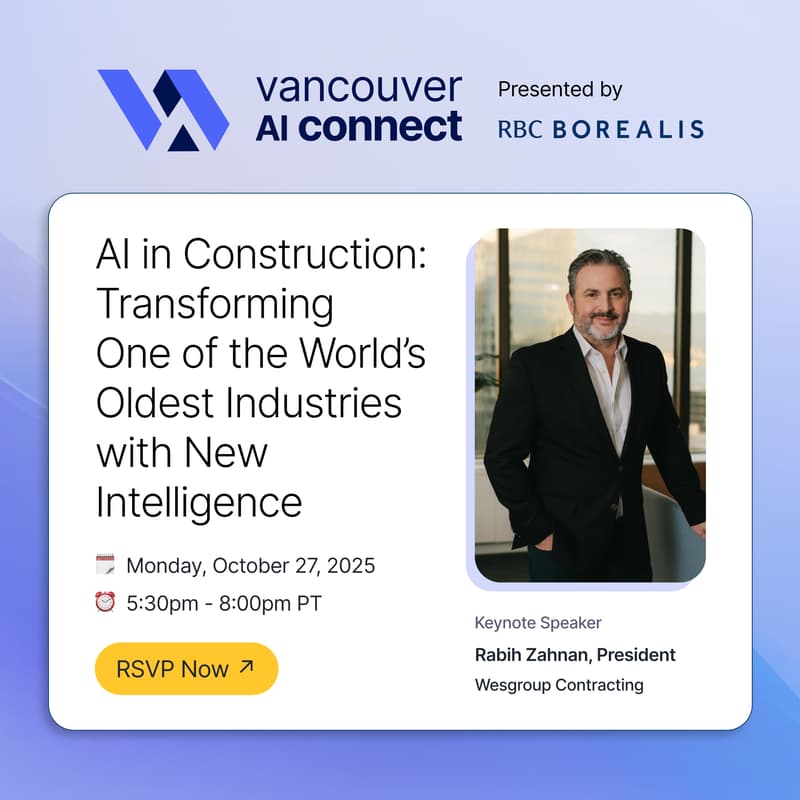 Cover Image for Vancouver AI Connect vol. 5 - presented by RBC Borealis