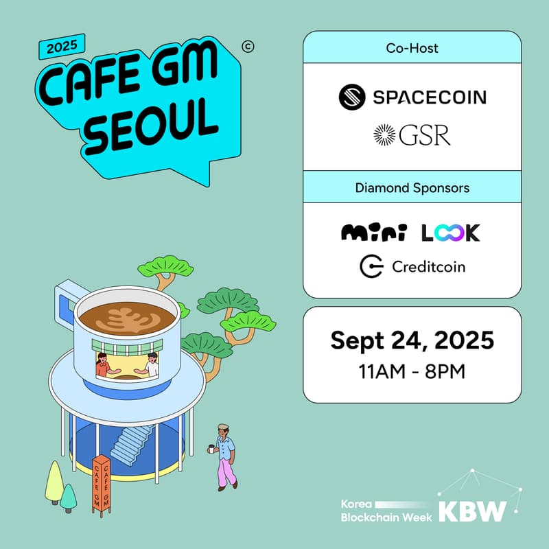 Cover Image for CafeGM by Spacecoin & GSR - DePIN & RWA & Web3 | Day2
