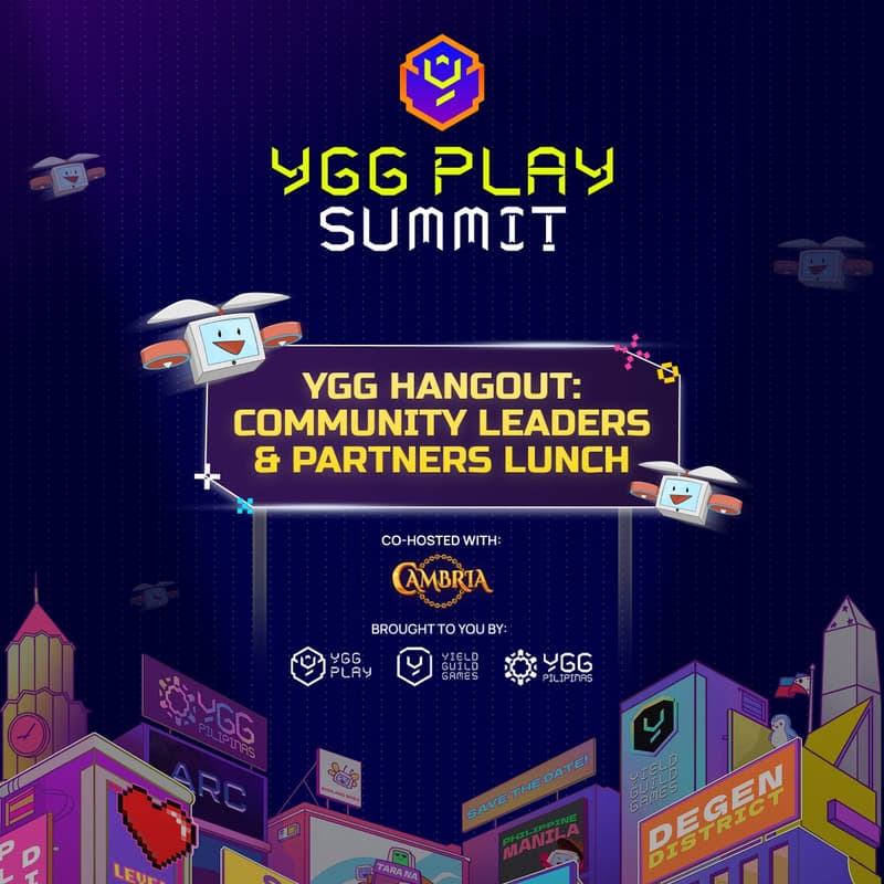 Cover Image for YGG HANG-OUT: Community Leaders and Partners Lunch