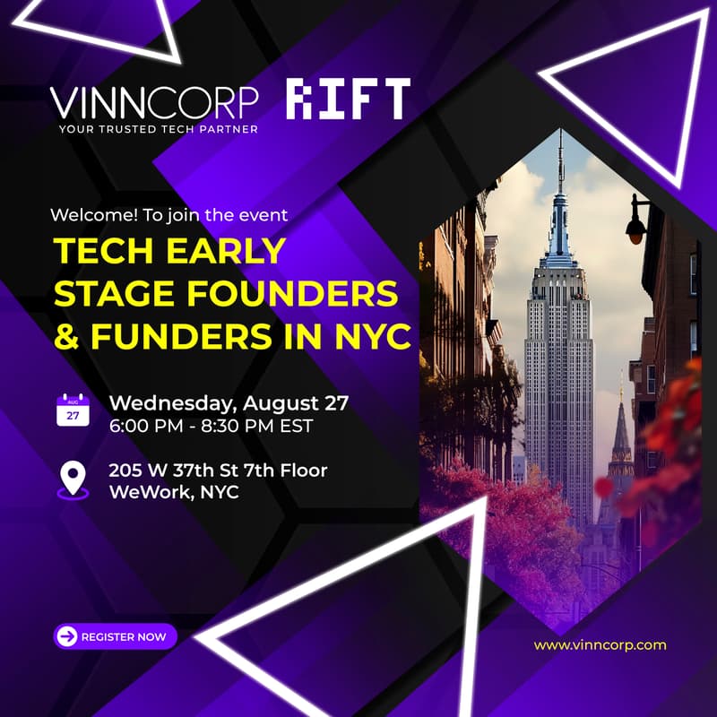 Cover Image for Tech Early Stage Founders and Funders in NYC