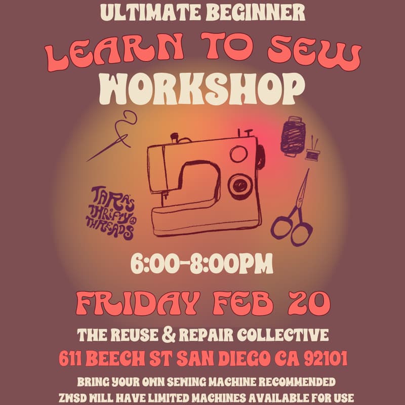 Cover Image for Beginner Sewing Workshop 5