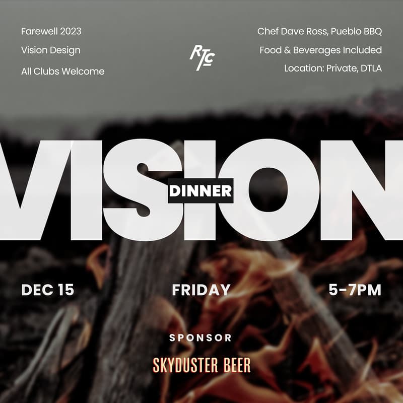 Cover Image for VISION: 2023 Close Out Dinner by RTC