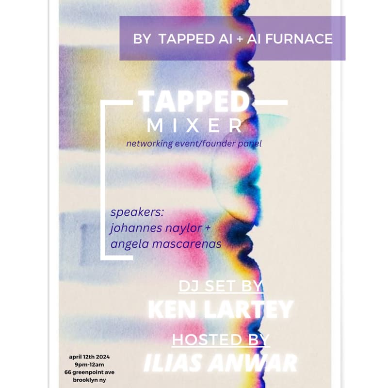 Cover Image for "tapped mixer" by tapped ai + ai furnace - music/tech mixer