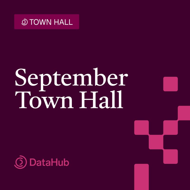 Cover Image for DataHub September Town Hall