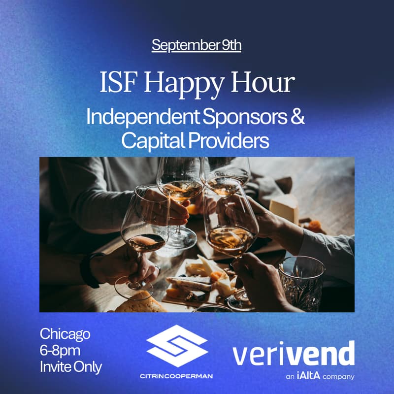 Cover Image for Independent Sponsors & Capital Providers Happy Hour