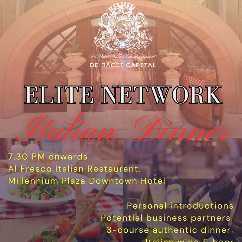 Cover Image for An Elite Italian Business Dinner on the Terrace