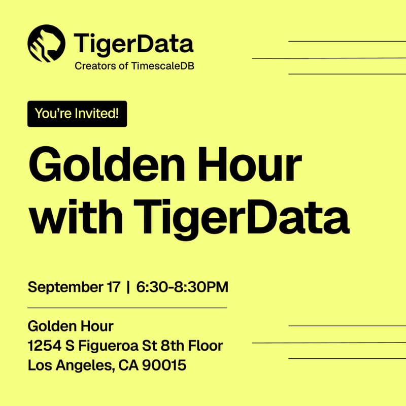 Cover Image for Golden Hour with TigerData