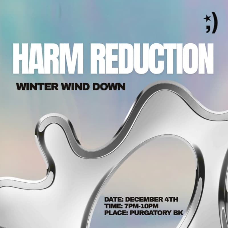 Cover Image for harm reduction for event organizers: winter wind down